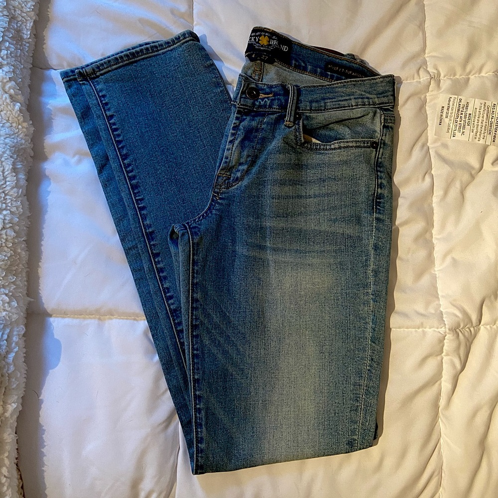 Mid Rise Lucky Jeans